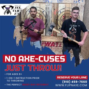 Read more about the article No axe-cuses. Just throw!