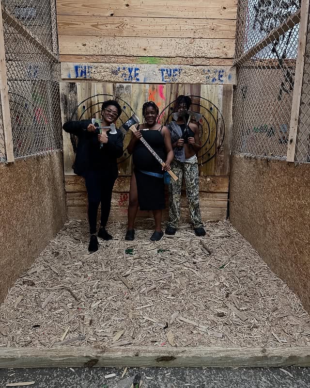 Axes were flying and targets were crushed! 🎯🪓