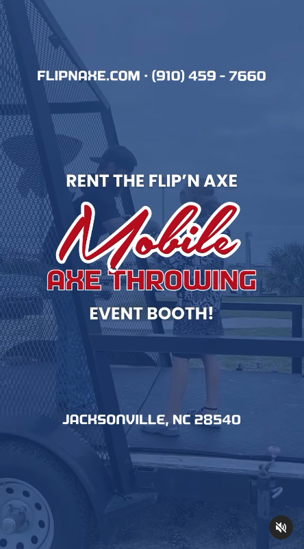 Rent Our Mobile Axe Throwing Booth
