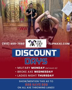 Read more about the article There’s never a dull moment at The Flip’n Axe