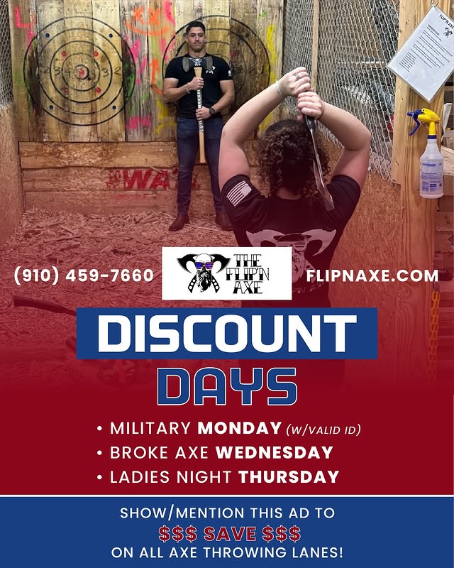 There's never a dull moment at The Flip'n Axe