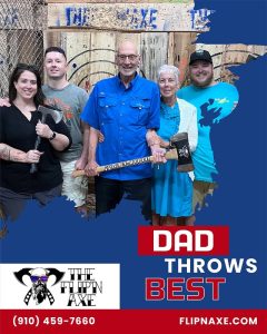 Read more about the article Dad throws best. 🪓